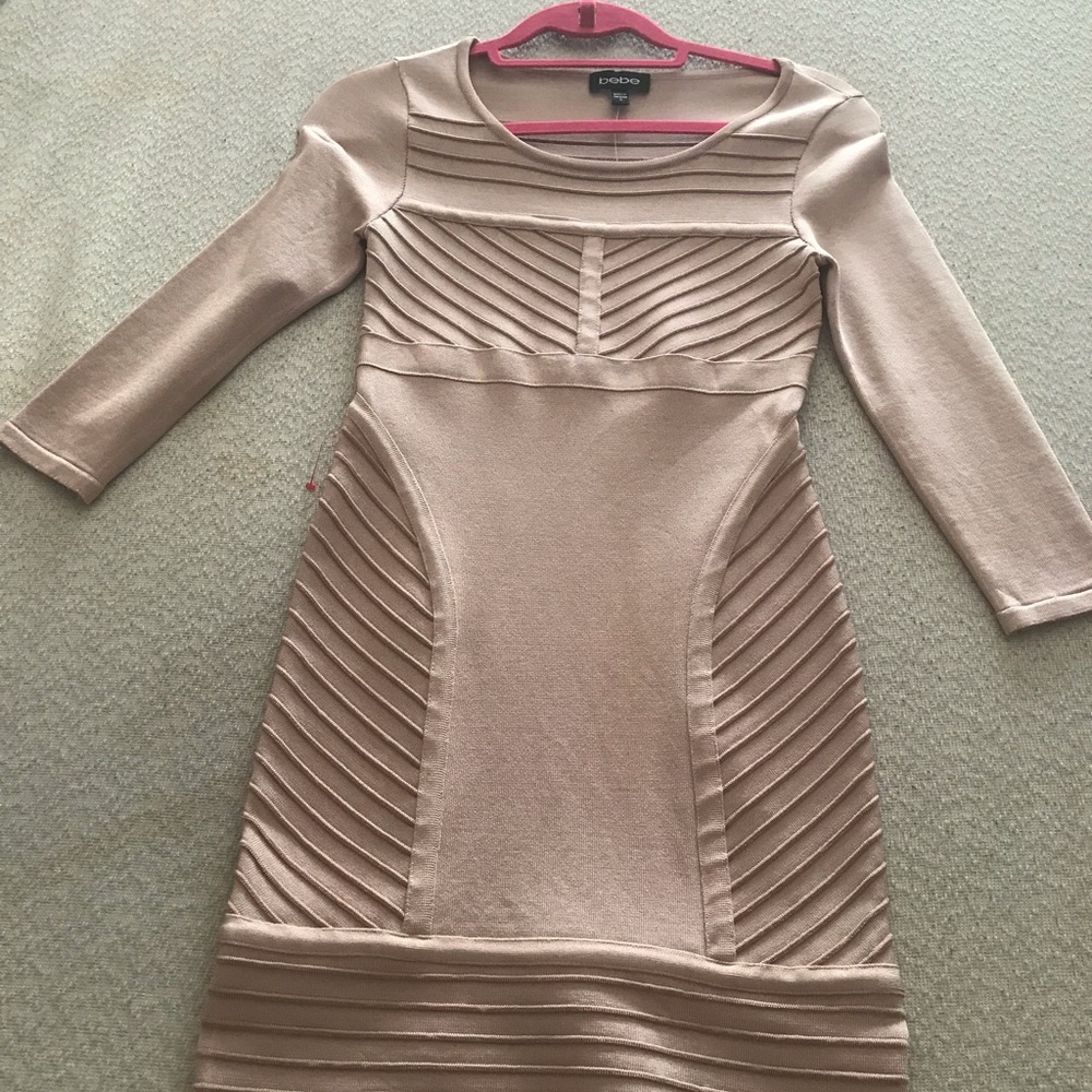 Bebe blush color dress